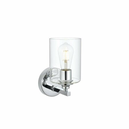 CLING 110 V E26 One Light Vanity Wall Lamp, Chrome CL3480818